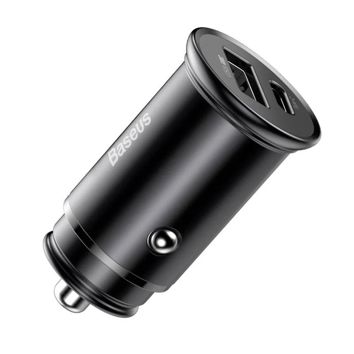 Baseus PPS smart car charger USB / USB Type C 30 W Quick Charge 4.0 QC4+ Power Delivery 3.0 VOOC SCP AFC MTKPE black