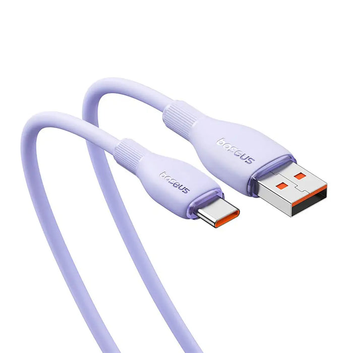 Baseus Pudding 100W USB-A - USB-C Cable 2m - Purple - Cell phone cables<<<HurtelXML