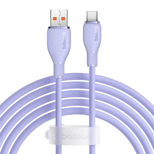 Baseus Pudding 100W USB-A - USB-C Cable 2m - Purple - Cell phone cables<<<HurtelXML