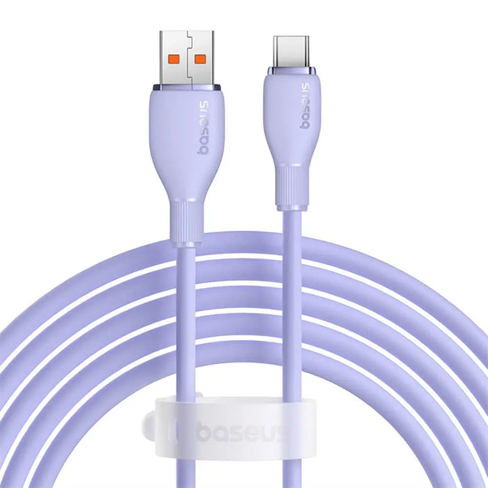 Baseus Pudding 100W USB-A - USB-C Cable 2m - Purple - Cell phone cables<<<HurtelXML