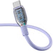 Baseus Pudding 100W USB-C - USB-C Cable 2m - Purple - Cell phone cables<<<HurtelXML