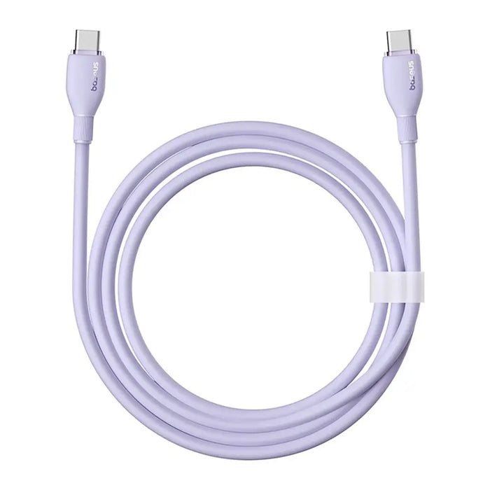 Baseus Pudding 100W USB-C - USB-C Cable 2m - Purple - Cell phone cables<<<HurtelXML