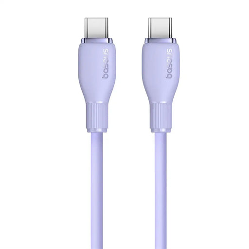 Baseus Pudding 100W USB-C - USB-C Cable 2m - Purple - Cell phone cables<<<HurtelXML