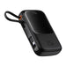 Baseus Qpow Pro+ 10000mAh 22.5W powerbank with built-in USB-C cable and display - black - Powerbanks<<<HurtelXML