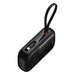 Baseus Qpow Pro+ 20000mAh 22.5W powerbank with built-in USB-C cable and display - black - Powerbanks<<<HurtelXML