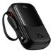 Baseus Qpow Pro+ 20000mAh 22.5W powerbank with built-in USB-C cable and display - black - Powerbanks<<<HurtelXML