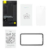 Baseus Schott HD Tempered Glass with dust filter 0.3mm for iPhone 12 Pro Max - For smartphones<<<Tempered glass