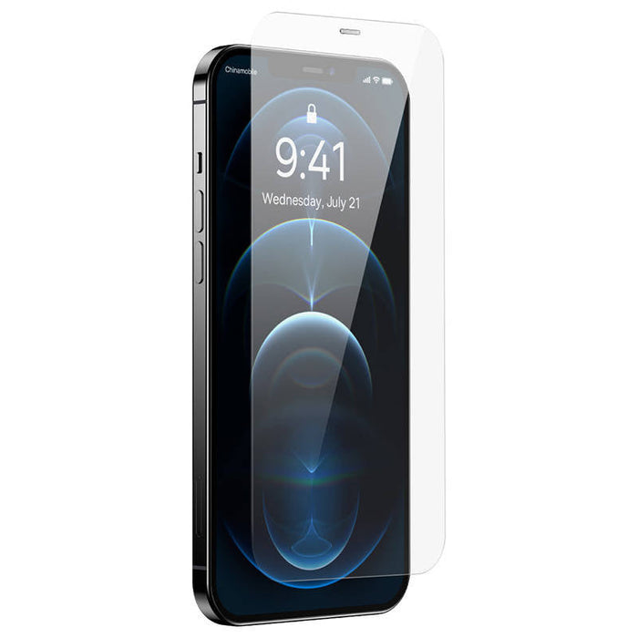 Baseus Schott HD Tempered Glass with dust filter 0.3mm for iPhone 12 Pro Max - For smartphones<<<Tempered glass