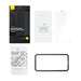 Baseus Set of 2x Tempered Glass for iPhone 14 Pro Max Full Screen with Speaker Cover 0.3mm + Mounting Frame - Cell