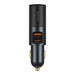 Baseus Share Together Fast Charge Car Charger with Cigarette Lighter Expansion Port 2x USB 120W (Gray) - Car