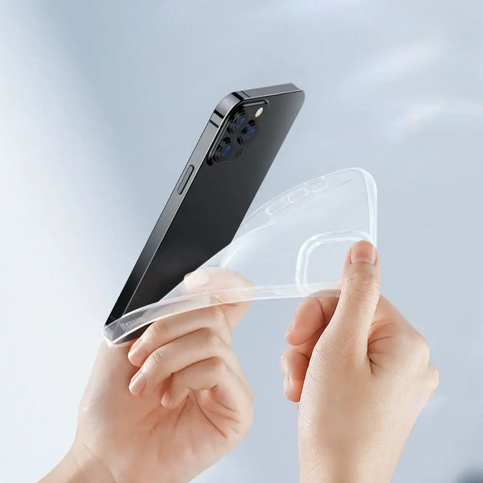 Baseus Simple Series Case transparent gel case for iPhone 13 Pro Max transparent (ARAJ000202) - Cell phone cases
