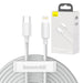 Baseus Simple Wisdom Data Cable Kit USB-C to Lightning PD 20W (2PCS/Set) 1.5m White - USB-C to Lightning<<<USB