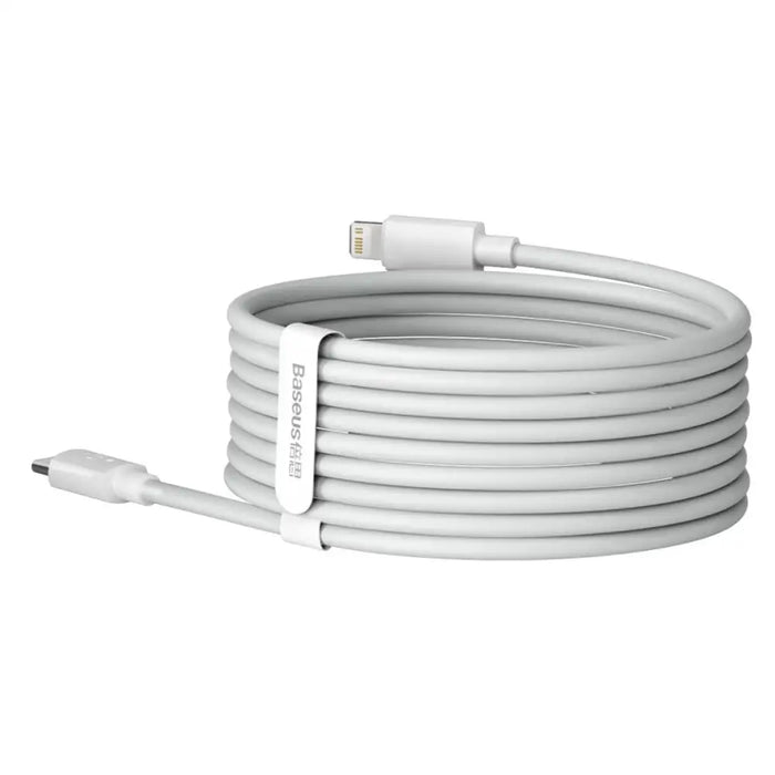 Baseus Simple Wisdom Data Cable Kit USB-C to Lightning PD 20W (2PCS/Set) 1.5m White - USB-C to Lightning<<<USB