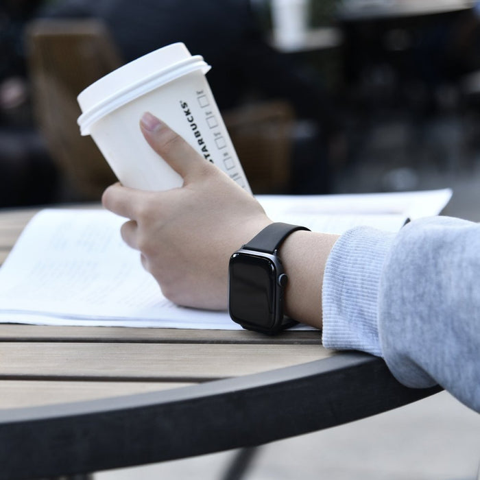 Baseus Slip-Thru strap band bracelet for Apple Watch 3/4/5/6/SE 38mm/40mm black (LBWSE-01) - Cell phone cases