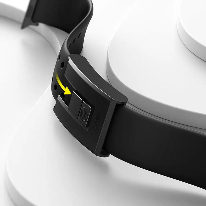 Baseus Slip-Thru strap band bracelet for Apple Watch 3/4/5/6/SE 38mm/40mm black (LBWSE-01) - Cell phone cases