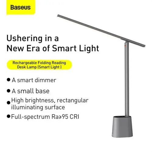 Baseus Smart Eye folding desk lamp rechargeable (grey) - Home<<<Accessories<<<Основна<<<DunaXML&&&Lighting<<<IT