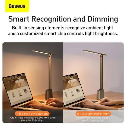 Baseus Smart Eye folding desk lamp rechargeable (grey) - Home<<<Accessories<<<Основна<<<DunaXML&&&Lighting<<<IT