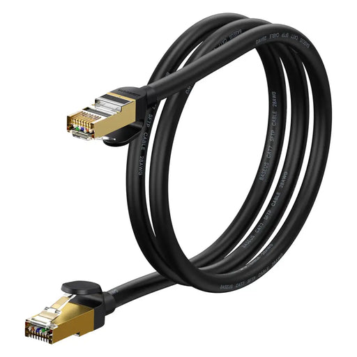 Baseus Speed Seven High Speed RJ45 Network Cable 10Gbps 1m Black (WKJS010101) - Network
