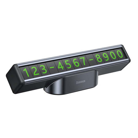 Baseus Square Bar Temporary Parking Number Plate (Black) - Other<<<Car accessories<<<InnproXML