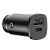 Baseus Square Car Charger PPS QC4.0 / PD3.0 5A 30W (black) - Car chargers<<<Chargers<<<GSM