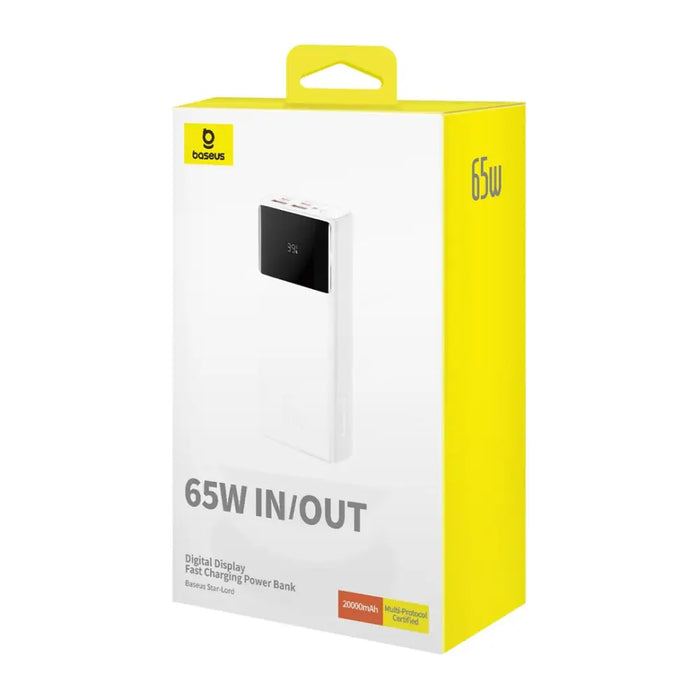 Baseus Star-Lord P10022906213-00 Lithium Polymer (LiPo) 20000 mAh White