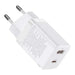 Baseus Super Si Pro Quick Charger USB + USB-C 30W (white) - Travel Charger<<<Accessories<<<Основна<<<DunaXML&&&Cell