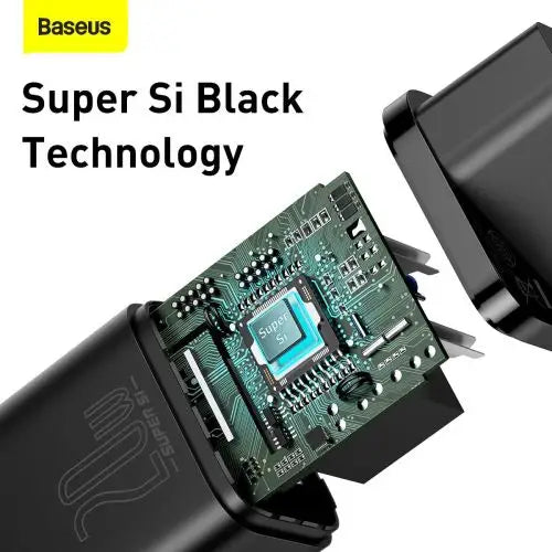 Baseus Super Si Quick Charger 1C 20W (black) - Travel Charger<<<Accessories<<<Основна<<<DunaXML&&&mains