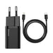 Baseus Super Si Quick Charger 1C 20W with USB-C cable for Lightning 1m (black) - Lightning