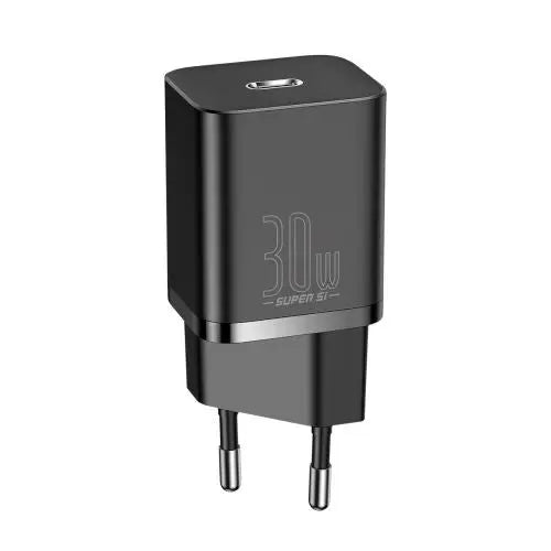 Baseus Super Si Quick Charger 1C 30W (black) - Travel Charger<<<Accessories<<<Основна<<<DunaXML&&&mains