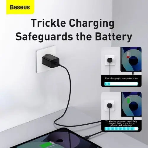 Baseus Super Si Quick Charger 1C 30W (black) - Travel Charger<<<Accessories<<<Основна<<<DunaXML&&&mains