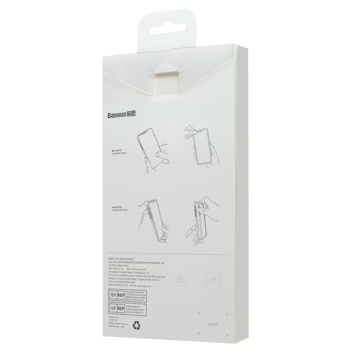 Baseus SuperCeramic Series Glass Case Glass Case for iPhone 13 Pro 6.1’’ 2021 + Cleaning Kit - Cell phone cases