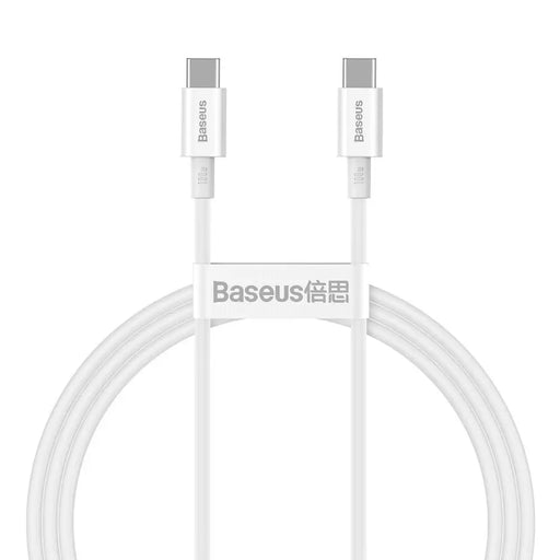 Baseus Superior Series Cable USB-C to USB-C 100W 1m (white) - USB-C to USB-C<<<USB cables<<<GSM Accessories<<<InnproXML