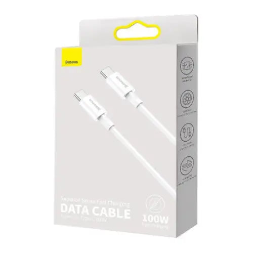 Baseus Superior Series Cable USB-C to USB-C 100W 1m (white) - USB-C to USB-C<<<USB cables<<<GSM Accessories<<<InnproXML