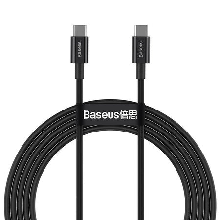 Baseus Superior Series Cable USB-C to USB-C 100W 2m (black) - USB-C to USB-C<<<USB cables<<<GSM