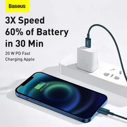 Baseus Superior Series Cable USB-C to iP 20W PD 1m (blue) - Lightning cable<<<Accessories<<<Основна<<<DunaXML&&&USB-C