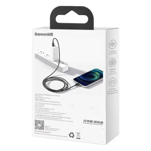 Baseus Superior Series Cable USB-C to iP 20W PD 2m (black) - USB-C to Lightning<<<USB cables<<<GSM