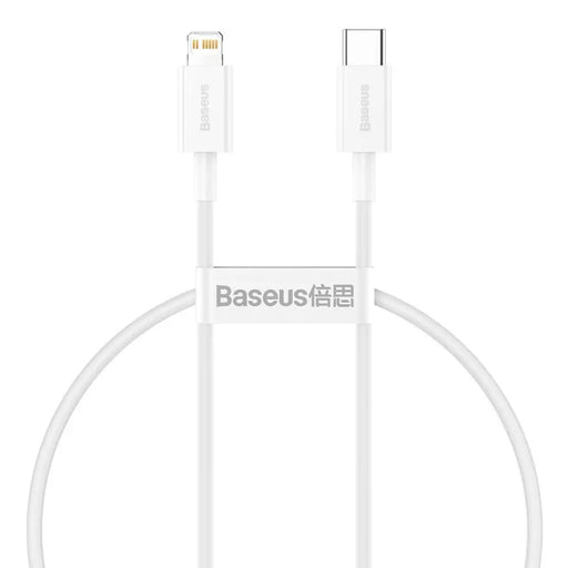 Baseus Superior Series Cable USB-C to Lightning 20W PD 0,25m (white) - USB-C to Lightning<<<USB cables<<<GSM