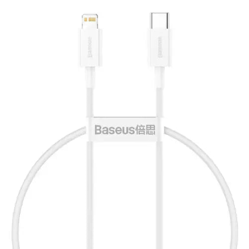 Baseus Superior Series Cable USB-C to Lightning 20W PD 0,25m (white) - USB-C to Lightning<<<USB cables<<<GSM