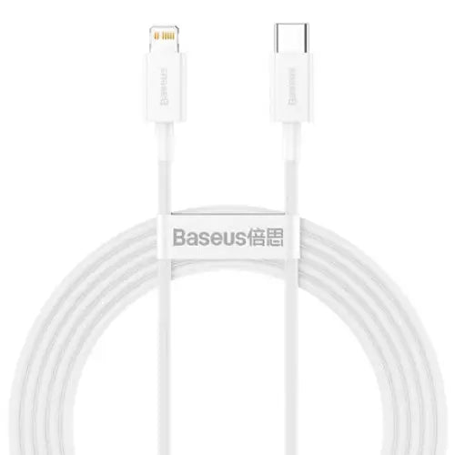 Baseus Superior Series Cable USB-C to Lightning 20W PD 2m (white) - USB-C to Lightning<<<USB cables<<<GSM