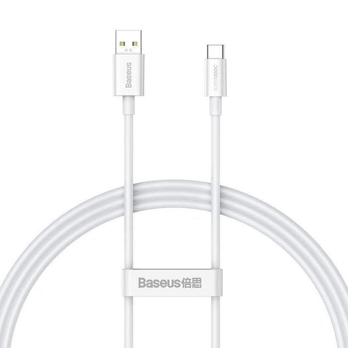 Baseus Superior Series Cable USB to USB-C 65W PD 1m (white) - USB to USB-C<<<USB cables<<<GSM