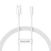 Baseus Superior Series Cable USB to USB-C 65W PD 1m (white) - USB to USB-C<<<USB cables<<<GSM