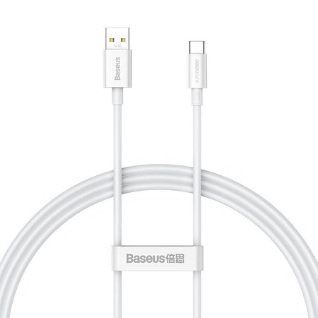 Baseus Superior Series Cable USB to USB-C 65W PD 1m (white) - USB to USB-C<<<USB cables<<<GSM