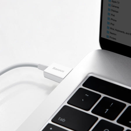 Baseus Superior Series Cable USB to USB-C 66W 1m (white) - USB to USB-C<<<USB cables<<<GSM