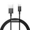 Baseus Superior Series Cable USB to micro USB 2A 1m (black) - USB to Micro USB<<<USB cables<<<GSM