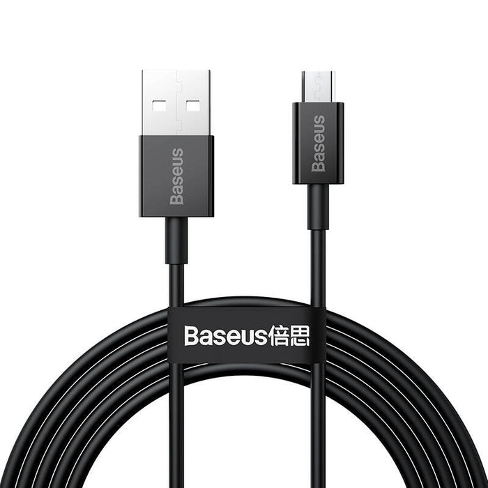 Baseus Superior Series Cable USB to micro USB 2A 2m (black) - USB to Micro USB<<<USB cables<<<GSM