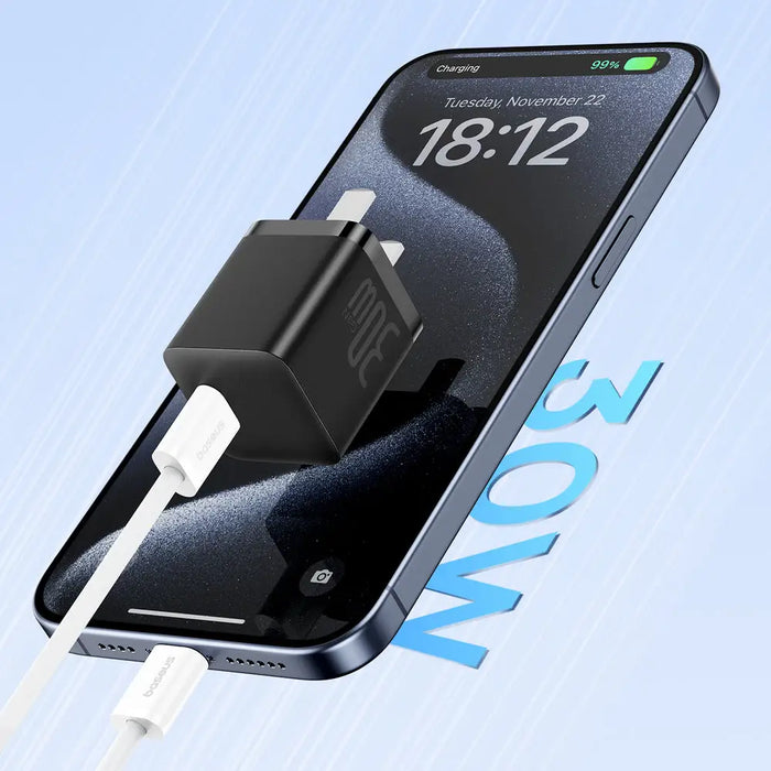 Baseus Superior Series ll USB-C - USB-C 30W 480Mb/s cable 1m - white - Cell phone cables<<<HurtelXML&&&USB