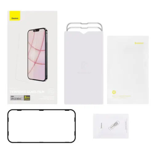 Baseus Tempered Glass 0.3mm for iPhone 13 Mini (2pcs) - For smartphones<<<Tempered glass and screen protectors<<<GSM