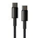 Baseus Tungsten Gold Cable Type-C to Type-C 100W 1m (black) - USB-C to USB-C<<<USB cables<<<GSM