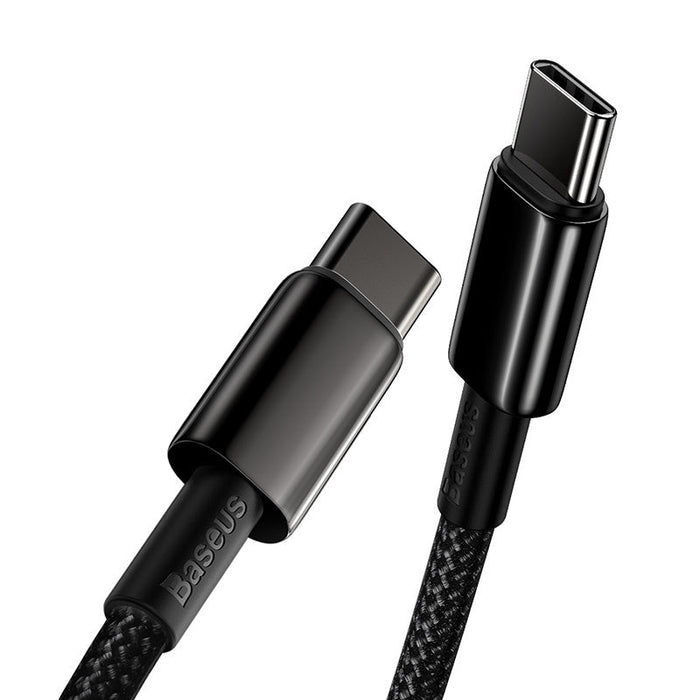 Baseus Tungsten Gold Cable Type-C to Type-C 100W 1m (black) - USB-C to USB-C<<<USB cables<<<GSM