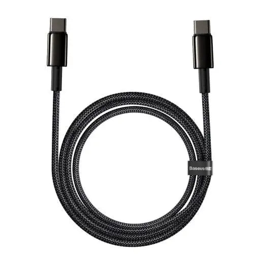 Baseus Tungsten Gold Cable Type-C to Type-C 100W 2m (black) - Type-C cable<<<Accessories<<<Основна<<<DunaXML&&&Cell
